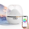 Diffuseur dHuiles Essentielles WiFi, Ankrs 600ml Humidificateur dair Compatible avec Alexa/Google Home, Diffuseur Électriqu