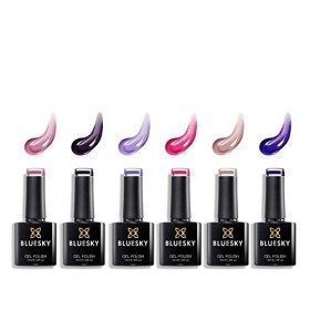 Bluesky Lot de vernis à ongles gel UV/gel
