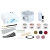 99nails kit manucure semi-permanent gel avec sèche ongles UV, vernis 17 pcs 