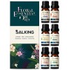 SALKING Floral Huiles Essentielles, 6x10mL 100% Huile Essentielle Bio pour Diffuseurs, Humidificateurs, Massage, Lavande, Ros