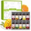 PHATOIL Ensemble Dhuiles Essentielles Fruits Parfumées pour Diffuseur 10 x 10 ml, Aromatherapy Huiles Essentielles Bio, Cher