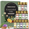 MIGCAPUT Set Huiles Essentielles 12 x 5ML, Huiles Essentielles pour Diffuseur 100% Pures, Huiles Essentielles Aromathérapie p