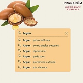Pranarôm | Argan Bio | Huile Végétale | Riche en Vitamines Et Antioxydants | Huile Anti-Age Réparatrice | 50 ml