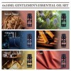 Kit Huile Essentielle 6x 10ml, Hommes Essentielle Aromathérapie Avec Bois de Santal,Cèdre,Cuir,Tabac Doux,Rhum Laurier,Cologn