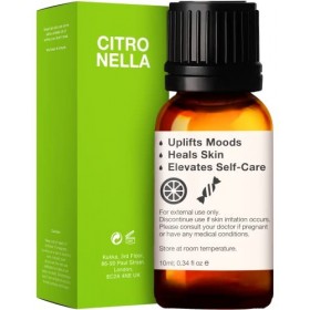 Kukk Huile de citronnelle pour la fabrication de bougies - Huile essentielle de citronnelle pour diffuseur et aromathérapie-H