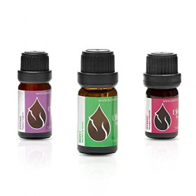 Coffret "Respirez Librement" Huiles Essentielles Bio | Thym 10ml + Menthe 10ml + Hysope 5ml | 100% Pur et Naturel | Non