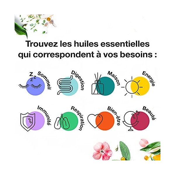 VOSHUILES - Mon Petit Kit Diffusion Détente - 2 Huiles Essentielles Bio - 100% Pure et Naturelle - HEBBD, Ecocert - Camomille