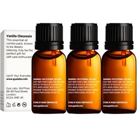 Gya Labs Huiles essentielles de vanille, lavande et bois de santal australien 10 ml - 3 en 1