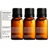 Gya Labs Huiles essentielles de vanille, lavande et bois de santal australien 10 ml - 3 en 1