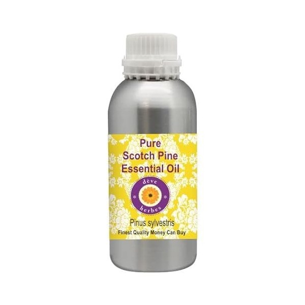 Deve Herbes Huile Essentielle de Pin Scotch Pur Pinus sylvestris Distillation à la vapeur de qualité thérapeutique naturell