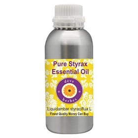 Deve Herbes Huile essentielle de styrax pur Liquidambar styraciflua L Distillation à la vapeur de qualité thérapeutique nat