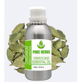 Herbe pure : cardamome Elettaria Cardamomum Huile essentielle pure et naturelle de qualité thérapeutique 500 ml
