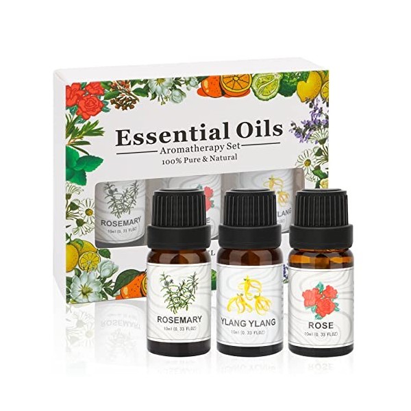 MXTIMWAN | Kit Huile Essentielle, Huile Essentielle, Kit Huiles Essentielles, Set de Huiles Essentielles Aromathérapies pour 