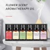 Ailopta Huiles Noël pour Diffuseur, Coffret Cadeau dhuiles Parfum Naturel Kit dhuiles essentielles Florales | 10 ML dhuile