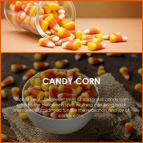 SALUBRITO Candy Corn Huiles essentielles 120 ml Huile essentielle daromathérapie de qualité supérieure Huiles parfumées Cand