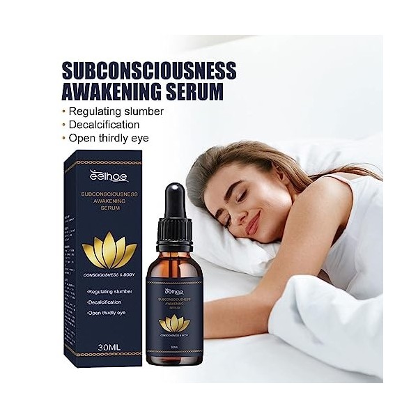 Wukesify Huile Essentielle pour Le Sommeil - Huile Doux Rêves,Gouttes de Sommeil Naturelles 30 ML, Massage corporel et Huile 