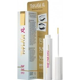 Toplash XL Lash & Brow Booster - Soin Booster de Croissance pour Cils et Sourcils - avec un Sérum Enrichi en Extraits Botaniq