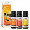 Casida - Set dhuiles essentielles "Citrus" - Orange, Citron, Pamplemousse - pure e naturelle - Qualité thérapeutique - Pour 