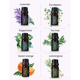 ANSTA Lot de 6 huiles essentielles daromathérapie - 10 ML