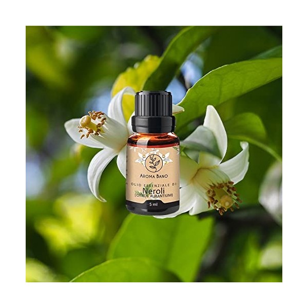 Huile Essentielle de néroli 5ml 100% Pure Et Naturelle Idéale Pour LAromathérapie-Diffuseurs Et Humidificateurs DHuiles Ess