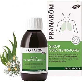 PRANARÔM - Aromaforce - Sirop Voies Respiratoires - Compléments Alimentaires - Aux Huiles Essentielles - Eucalyptus Globulus 