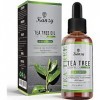 Kanzy Huile Essentielle Tea Tree Bio 60ml Naturelle Vegan Huile Arbre à Thé pour le Visage, Ongles et les Soins de la peau Hu