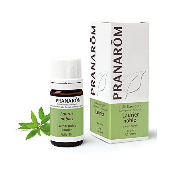 Pranarôm |Huile Essentielle Laurier Noble | Laurus Nobilis | Feuille | HECT | 5 ml