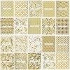 20 Pcs Nail Art Stickers Set, 3D Auto-Adhésives Bronzage Paillettes Dor Design Feuilles Autocollant Ongle Nail Feuilles pour