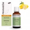 Pranarôm Huile Essentielle Citronnier Bio, Citron Zeste, Format Familial 30 ml