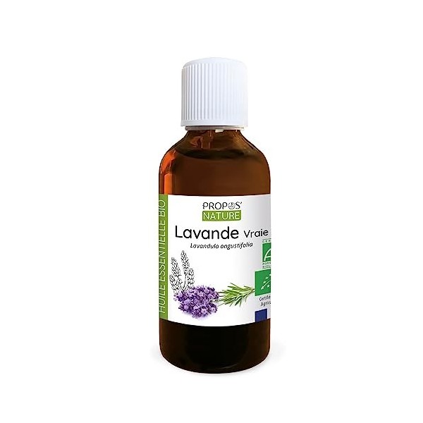 Huile essentielle de Lavande Vraie Bio - Lavandula angustifolia oil