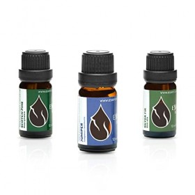 Coffret Huiles Essentielles Bio "Magie de forêt" | Pin Sylvestre + Genévrier + Sapin Argenté | 100% Pur et Naturel | Non Dilu