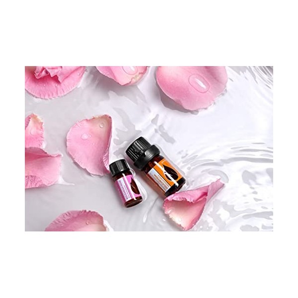 Coffret Huiles Essentielles Bio "Luxe" | Hélichryse 5ml + Rose de Damas 3ml | 100% Pur et Naturel | Non Dilué | Qualité T