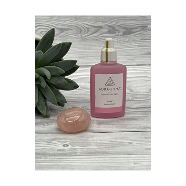 Aura Soma Pomander Pink Rose 25 ml Apportez lAmour Deux Nous-mêmes Gens Entourent Contient Huiles Essentielles Géranium Save