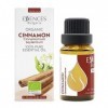 Essences Bulgaria Huile Essentielle de Cannelle Bio 15ml | Cinnamomum zeylanicum | 100% Pur et Naturel | Non Dilué | Qualité 