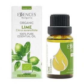 Essences Bulgaria Huile Essentielle de Citron Vert Bio 15ml | Citrus aurantifolia | 100% Pur et Naturel | Non Dilué | Qualité