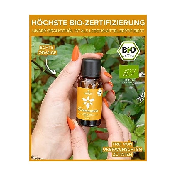 Heldengrün® Huile dorange bio