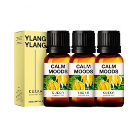 Kukka Huile essentielle dylang-ylang pour diffuseur-Huile dylang-ylang de qualité thérapeutique naturelle pour la peau-Huil
