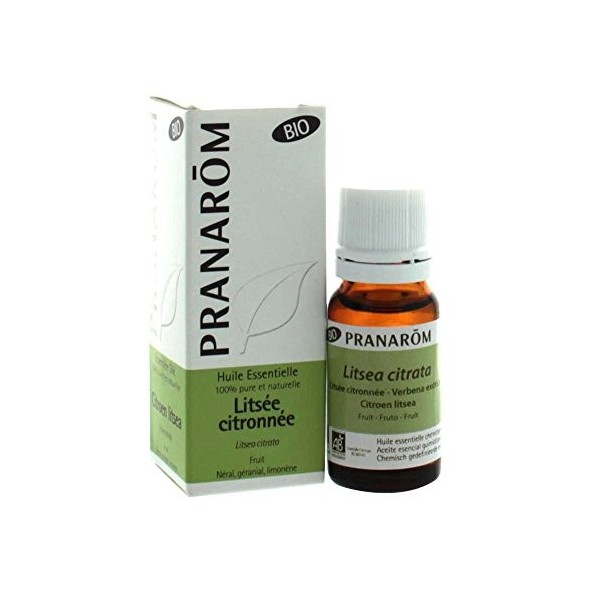 Pranarôm | Huile Essentielle Litsée Citronnée Bio | Litsea citrata | Fruit | 10 ml