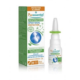 Puressentiel Respiratoire Spray Nasal Protection aux Huiles Essentielles Périodes dAllergies pour Pollens - Poussière - Poil