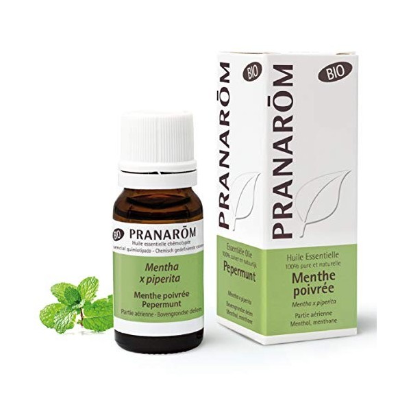 Pranarôm - Huile Essentielle Menthe Poivrée Bio - Mentha x piperita - Partie Aérienne HECT - 10 ml