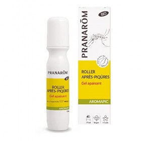 Pranarôm Roller Après-Piqures Bio Gel Apaisant aux Huiles Essentielles Pures 15 ml & Pranarôm - Roller Huiles Essentielles Ap
