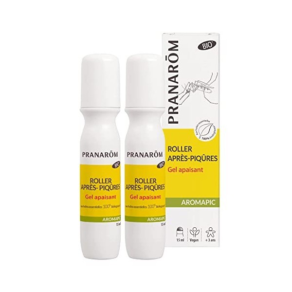 PRANAROM - Aromapic - DUO ROLLER APRES-PIQÛRES BIO - 2 x 15 ML PROMO 15 ML PROMO