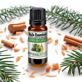 "La vie en zen" Huile essentielle CEDRE DE LATLAS 10 ml pure et naturelle | 100% HECT Haute qualité