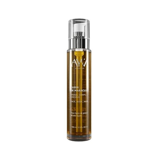 AYV Cosmetics -Elixir De Maracuja-naturel-anti imperfections-Hydrate-protège-Apaise-Complexe huiles precieuses-BEST SELLER AY