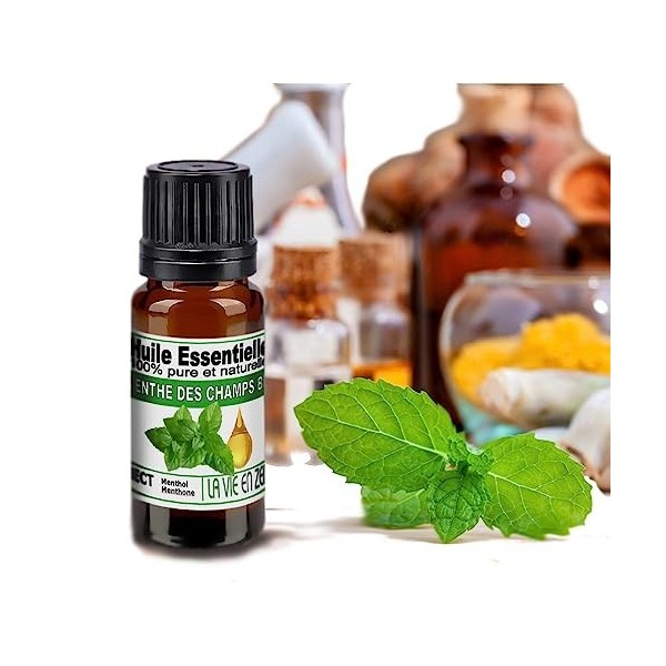 "La vie en zen" Huile essentielle MENTHE DES CHAMPS 10 ml pure et naturelle | 100% HECT Haute qualité