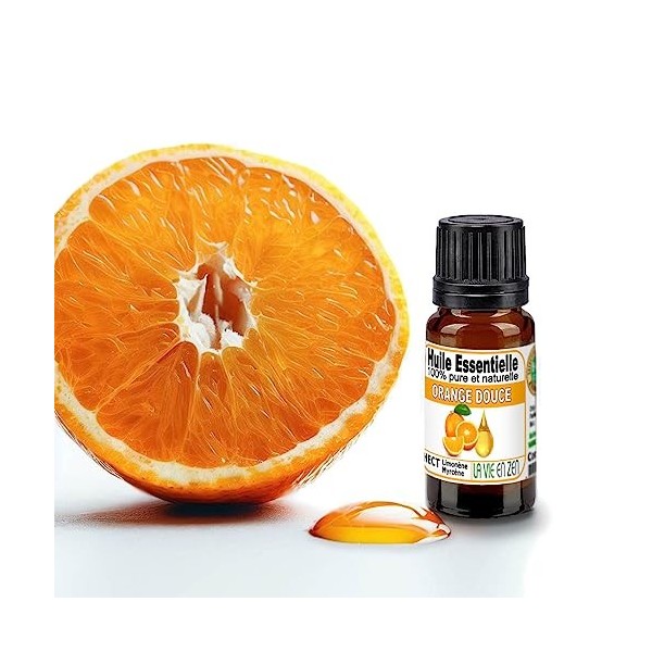 "La vie en zen" Huile essentielle d ORANGE DOUCE 10 ml pure et naturelle | 100% HECT Haute qualité