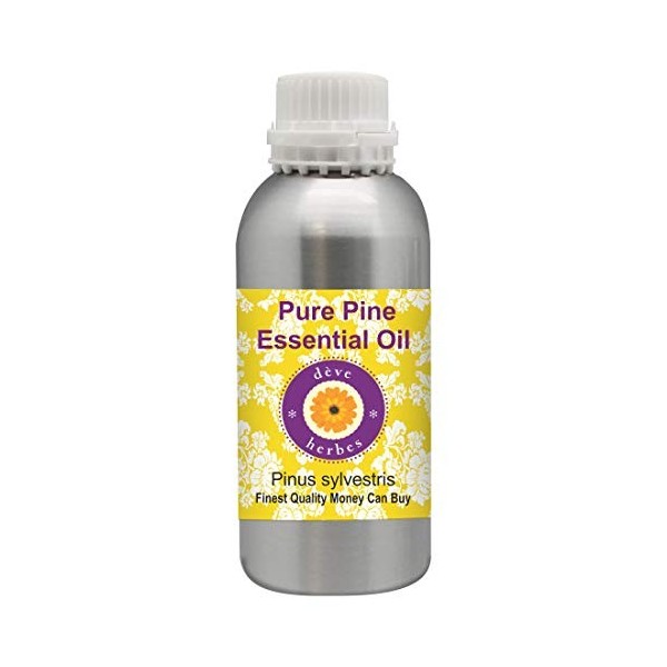 Huile essentielle de pin pur Deve Herbes Pinus sylvestris 100% naturelle, de qualité thérapeutique, distillée à la vapeur 1