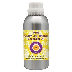 Deve Herbes Pure Curry Leaf Patta Huile essentielle Murraya koenigiii 100 % naturelle de qualité thérapeutique distillée 