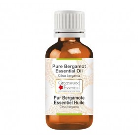 Greenwood Essential Pur Bergamote Huile Essentielle Citrus bergamia 100% Naturelle de Qualité Thérapeutique Distillée à la 