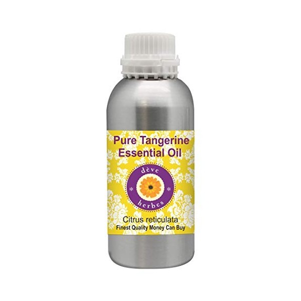 Huile essentielle de Tangerine pure Deve Herbes Citrus reticulata 100% naturelle, de qualité thérapeutique, distillée à la 